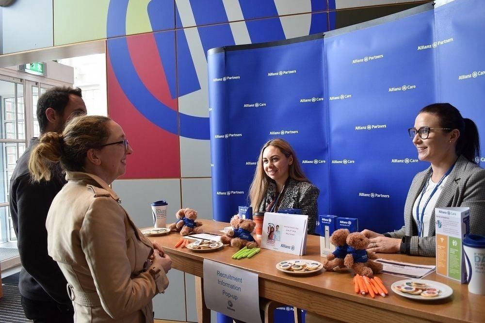 Professionals networking at the conference